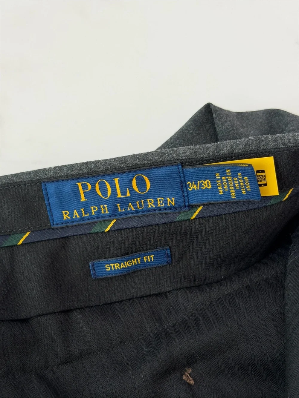 NWT Polo Ralph Lauren Manhasset Stretch Straight Fit Pants Gray 34x30
